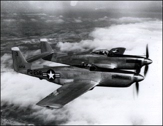P-82B «Twin Mustang» в воздухе