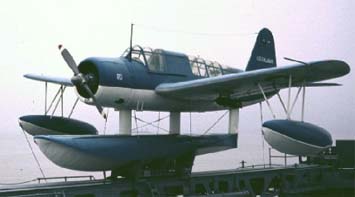 OS2U «Kingfisher» на катапульте