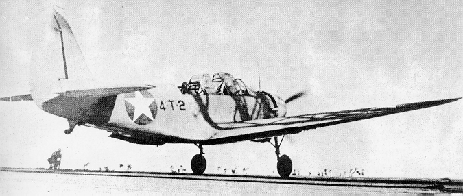TBD-1 «Devastator» на взлете